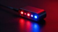 red and blue light myth