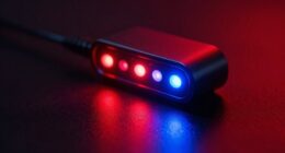 red and blue light myth