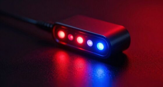 red and blue light myth