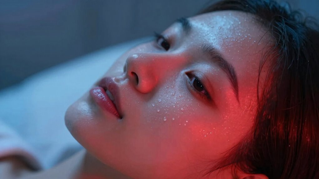red and blue light therapy
