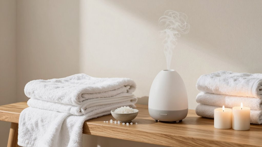 simple luxury home spa