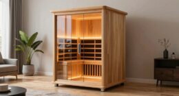 small powerful infrared saunas