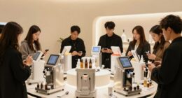 stand machines for skin