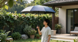 Autonomous Flying Umbrella Follows And Shields Users From Rain And Sunlight