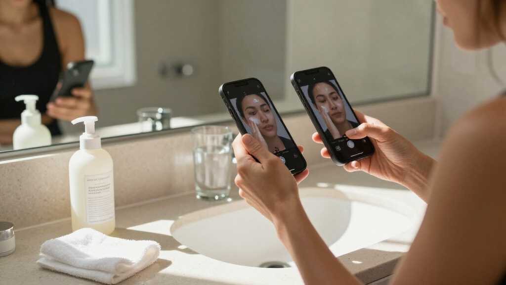 Does Your Skincare Routine Look Different In Progress Photos?