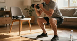 My 73-Year-old Dad Uses This Three-move Dumbbell Routine To Build Functional, Full-body Strength