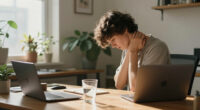 Three Of The Best Exercises For Tech Neck—and You Can Do Them All At Your Desk